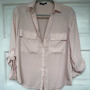 Timing blush Button down Shirt